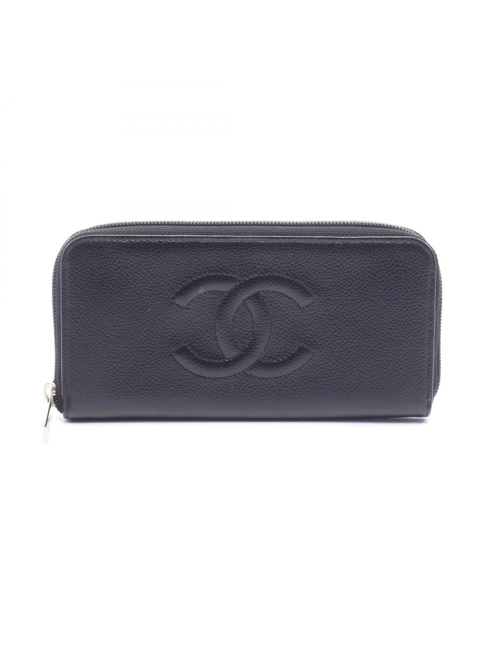 Chanel Coco Mark Zip Around Long Wallet #345847C86B